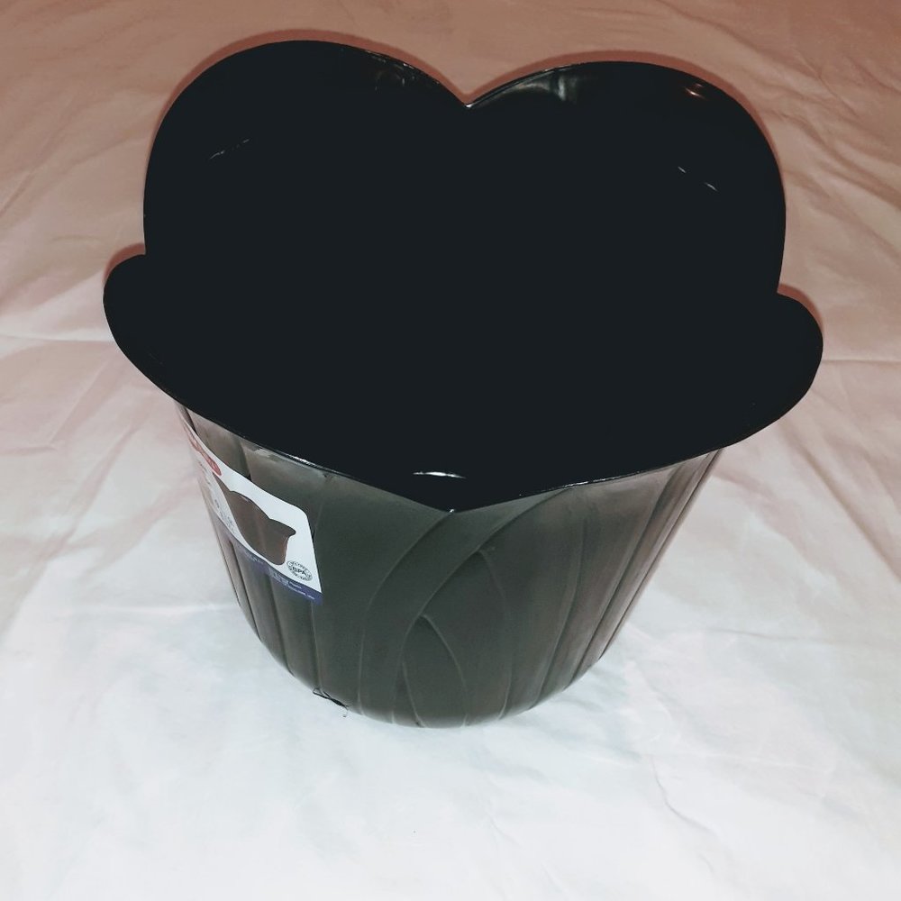 SALE TULIP SHAPE TRASH CAN, 9QT - Black